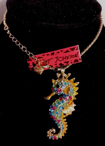 Betsey johnson seahorse with - betsey,