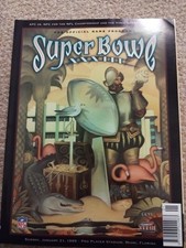 Superbowl XXXIII Program Denver Broncos V Atlanta Falcons Great Condition
