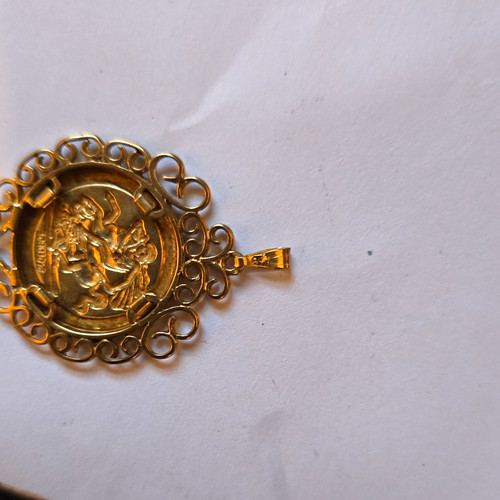 9ct yellow gold - yellow, medal