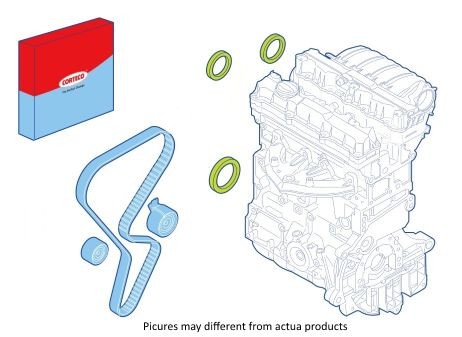 Engine shaft seal set - shaft,