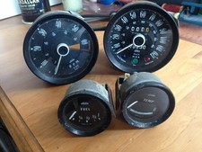 TRIUMPH SPITFIRE MK4 KIT CAR REV COUNTER SPEEDOMETER FUEL/TEMP GAUGES/CLOCK SET