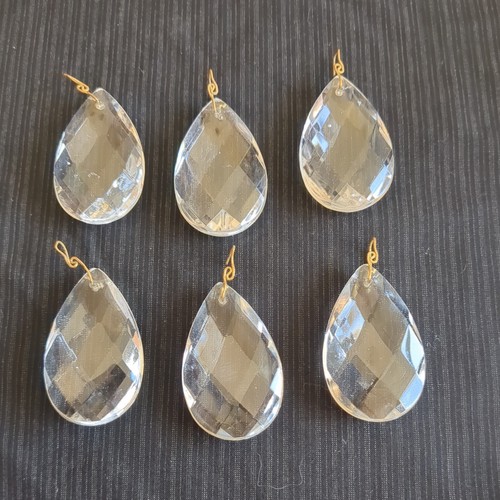 Glass chandelier droplets - glass,