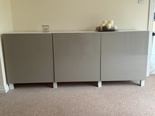 IKEA Besta sideboard unit white with shelves 180 x74 x42