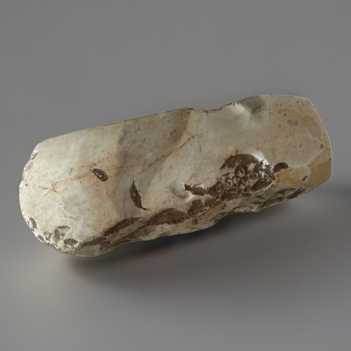 Polished thickbutted flint axe - polished,