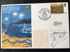 HMS Amethyst Signed Cover -