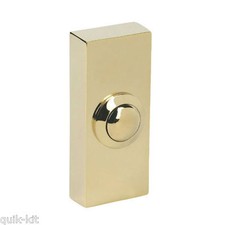 Byron 2204 Brass Surface Door Bell Push