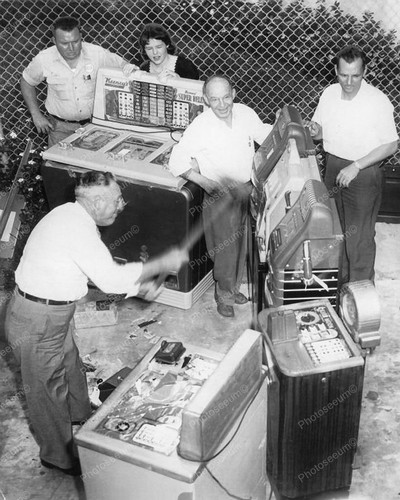 Confiscated slot machines - confiscated,