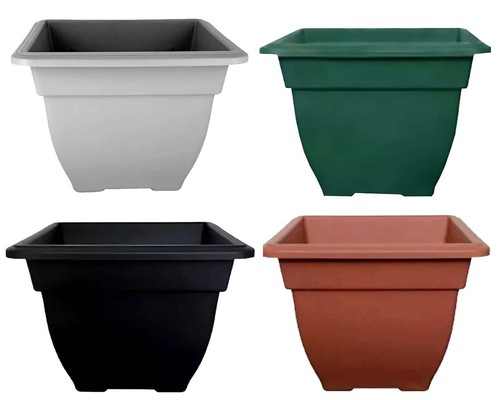 Large 38cm square bell - bell, planter