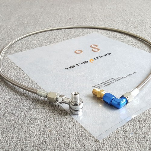 Turbo oil feed line an4 - feed, for
