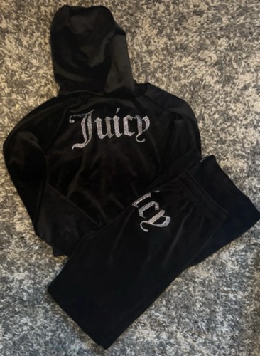 Juicy couture black velour - couture,