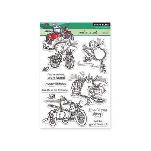 Penny black clear stamps - penny,