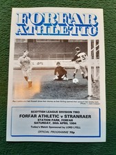 Forfar Athletic v Stranraer