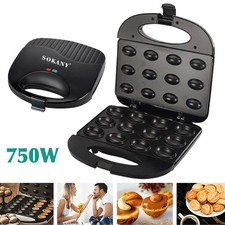 750W 12 Hole Walnut Cake Maker