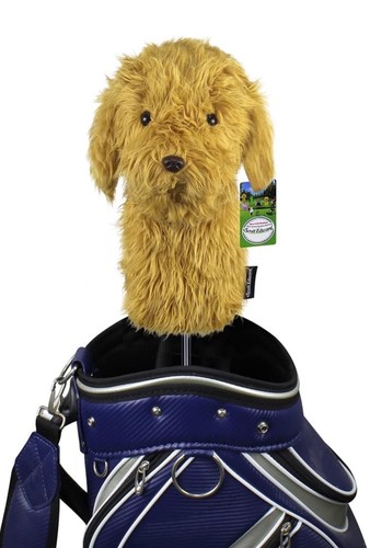 Dog poodle golf club driver - dog,