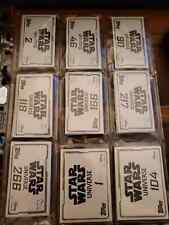 Topps Star Wars Universe 2017 Complete Set Of Stickers & Empty Album MINT