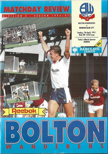 Football programme bolton - football,