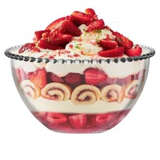 Large Beaded Glass Trifle