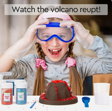 Volcanic Eruption Set Volcano Science Kit 20+ Experiments 6yrs+ 2 Colours