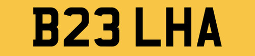 Bela old 1984 dvla reg - old, number