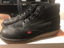 Men’s Kickers, Black Nu Buck