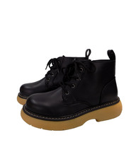 Black Ankle Chunky Boots