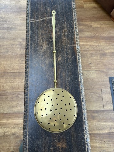 English brass chestnut roaster - english,
