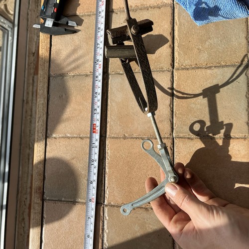 Vintage bicycle rear rod - rod, brake
