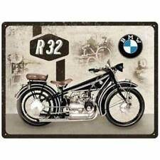 BMW motorbike R32 embossed metal sign 30cm x 40cm