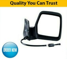 Fiat Scudo Door Wing Mirror Manual Black Driver Side 1995-2006 UK Seller New