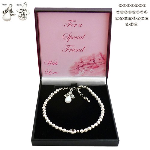 Silver beads bracelet with - silver,