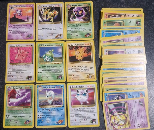 Vintage pokemon cards - vintage,