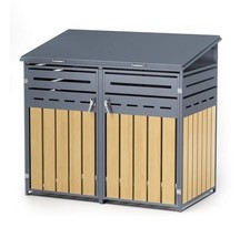 Metal Wheelie Bin Storage for
