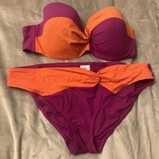 Debenhams purple & orange