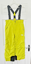 North Face Youth/Junior Yellow Salopettes Size L/G (14/16)