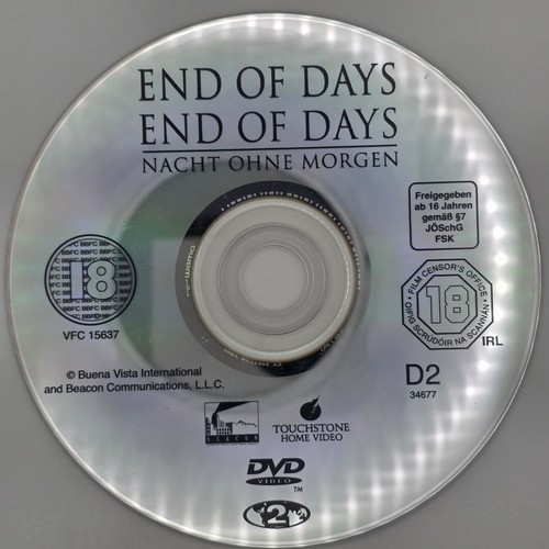 End days dvd - days, touchstone