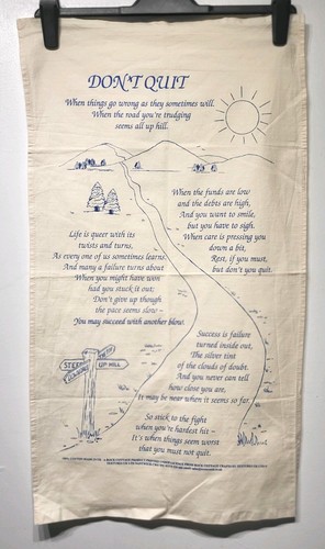 Vintage cotton don quit - cotton,