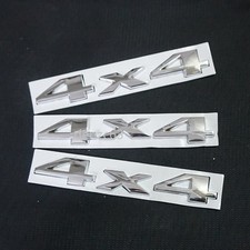 Silver chrome 4x4 - 3x, metal