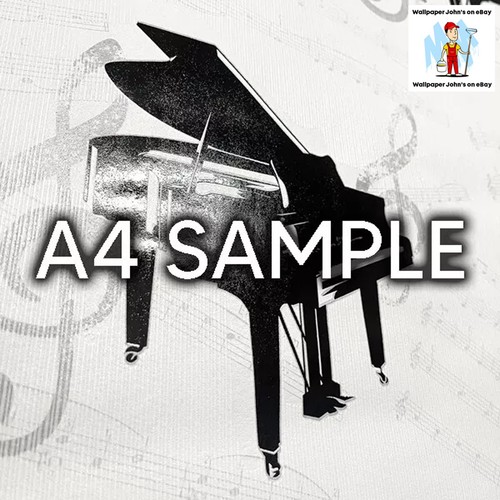 Black white grand piano - white,
