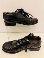 Mens Jamie Alexander Ghillie shoes leather black size 9 - CG F10