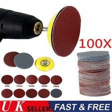 100Pcs 3" 80-3000 Grit Sanding
