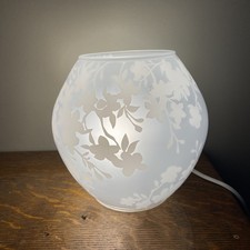 IKEA KNUBBIG  FROSTED GLASS cherry blossom  lamp 18cm / 7 “  