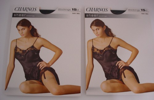 Pairs charnos sheer - sheer, black