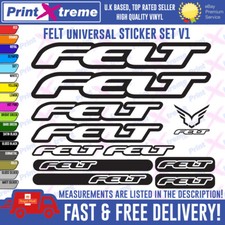 Felt universal vinyl decals - felt,