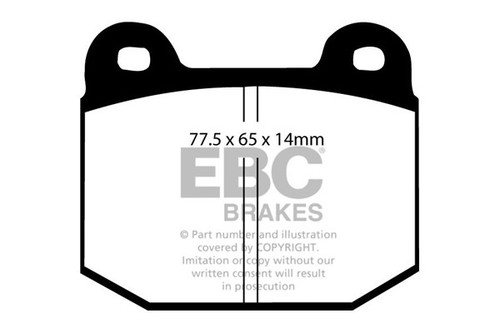 Ebc yellowstuff front brake - ebc,
