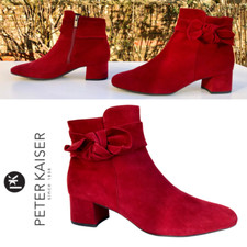Peter Kaiser Ankle Boots, WINE