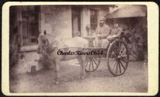 CDV COUPLE IN HORSE PONY DRAWN