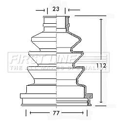 First line front inner boot - front,