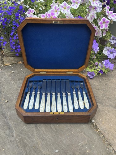 12-Piece antique cutlery set