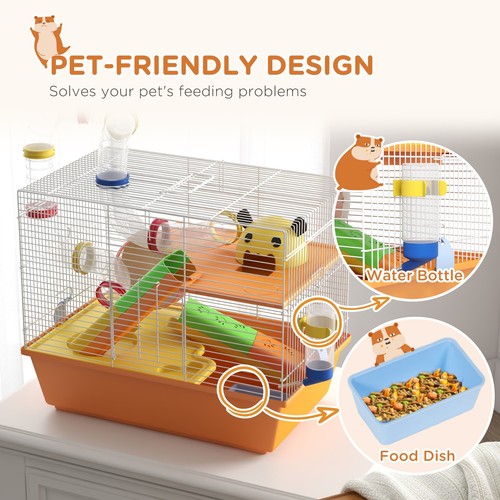 Multi level hamster cage for - multi-level,