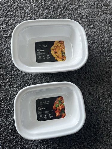 Enamel pie dish - enamel,